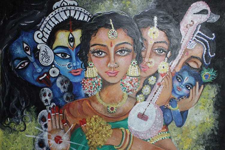 Goddess Power by Sangeetha Bansal wall art