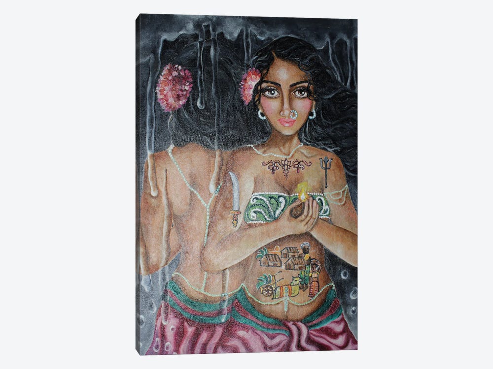 Goddess Of Rain by Sangeetha Bansal 1-piece Art Print