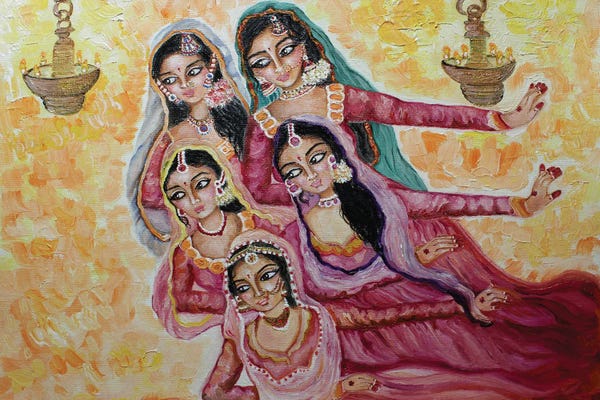 Sangeetha Bansal: Kathak Dancers by Sangeetha Bansal