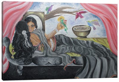 Leisure Canvas Art Print - Indian Décor