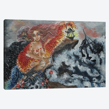 Sirens Canvas Print #SGB56} by Sangeetha Bansal Canvas Art