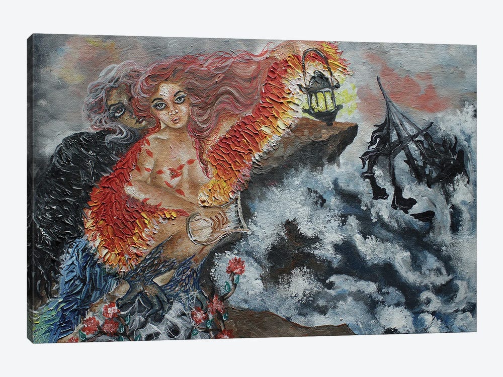 Sirens by Sangeetha Bansal 1-piece Canvas Art