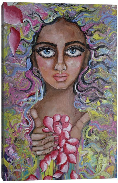 Colorful Explosion Canvas Art Print - Sangeetha Bansal