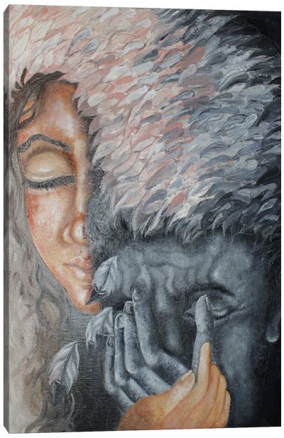 Your Angel Canvas Art Print - Sangeetha Bansal