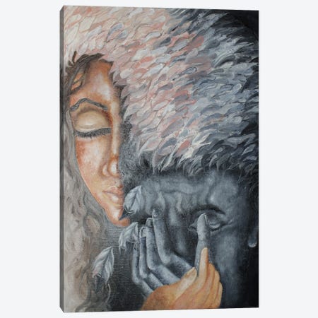 Your Angel Canvas Print #SGB63} by Sangeetha Bansal Canvas Art