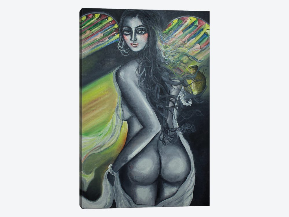Rainbow Beauty by Sangeetha Bansal 1-piece Canvas Art Print