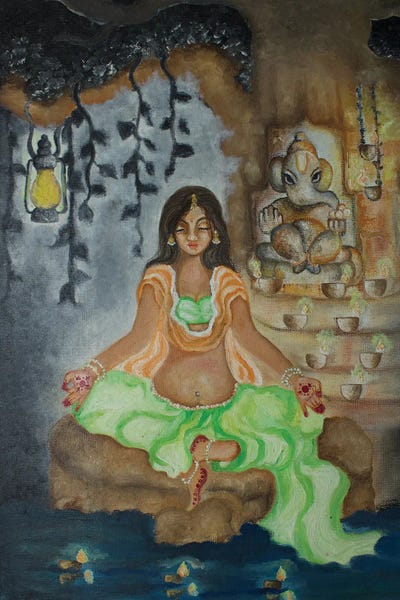 Sangeetha Bansal: Meditating With Ganesha by Sangeetha Bansal