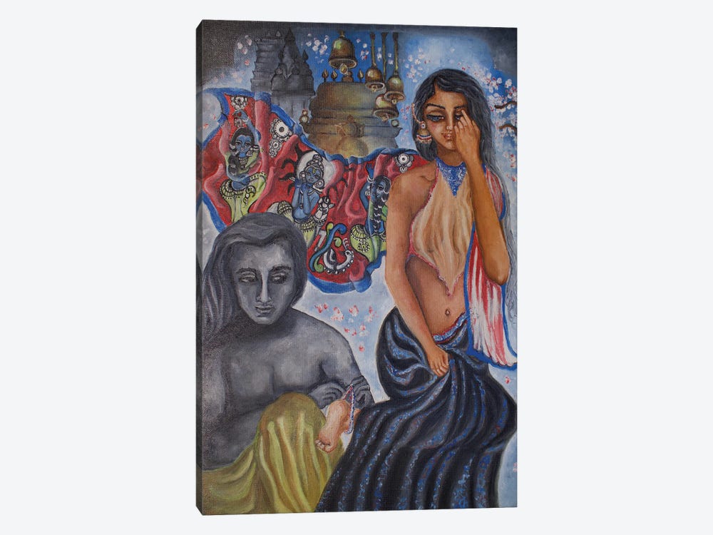 Obeisance by Sangeetha Bansal 1-piece Canvas Print