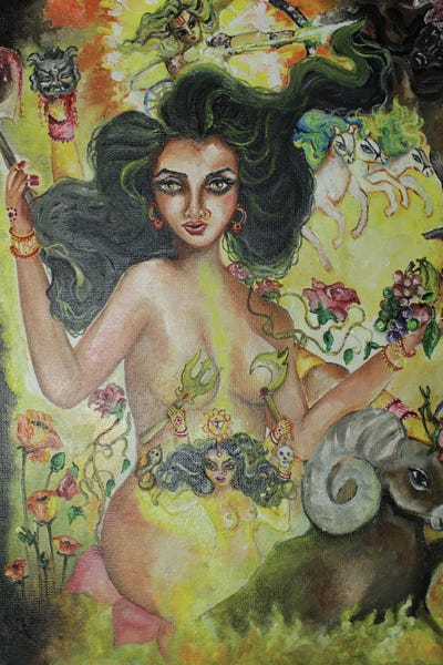 Sangeetha Bansal: Solar Plexus Chakra Goddess by Sangeetha Bansal