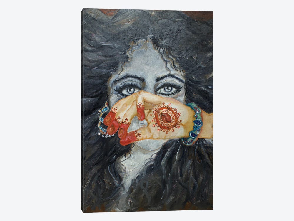 Eyes Have It by Sangeetha Bansal 1-piece Canvas Art Print
