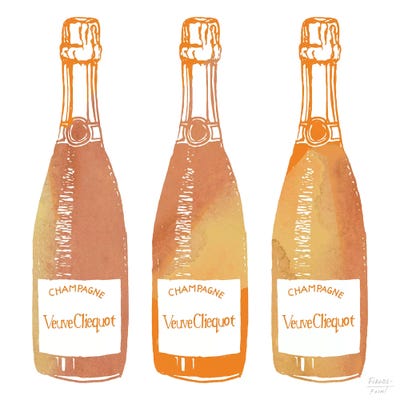 Veuve Cliequot Champagne by Statement Goods multi panel art