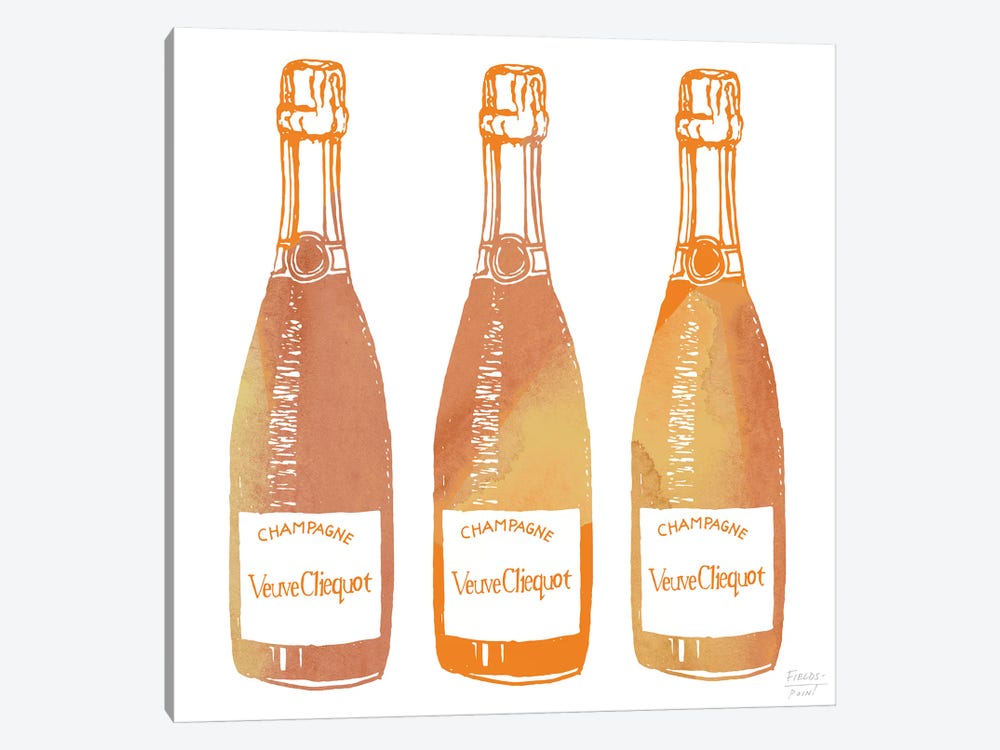 Veuve Cliequot Champagne by Statement Goods 1-piece Canvas Artwork