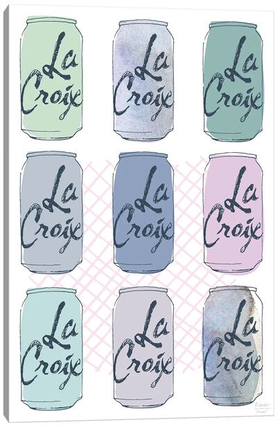 La Croix Nine Pack Canvas Art Print - A Word to the Wise