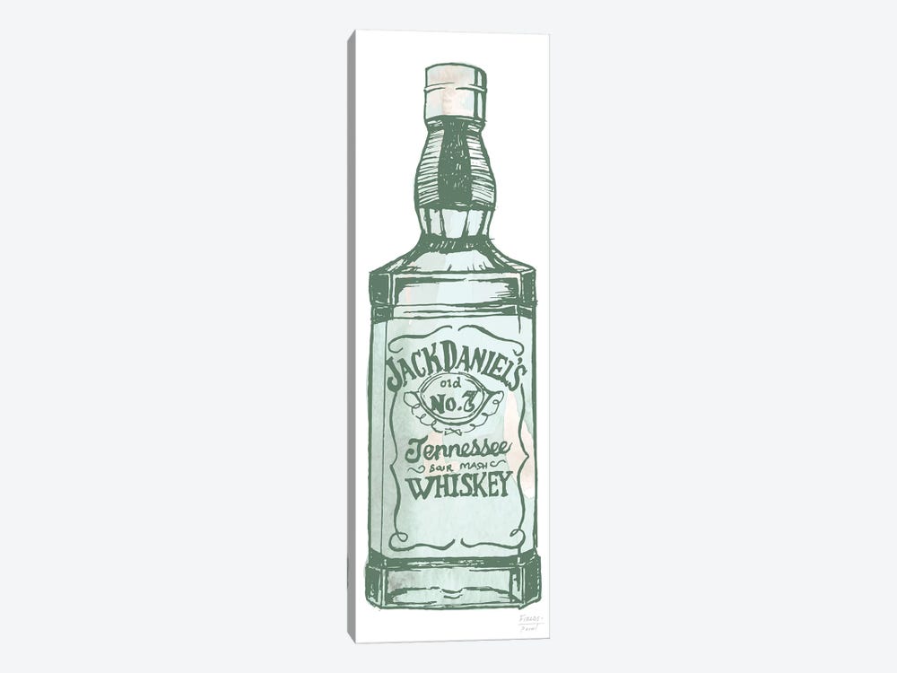 Jack Daniel's Whiskey by Statement Goods 1-piece Canvas Art Print