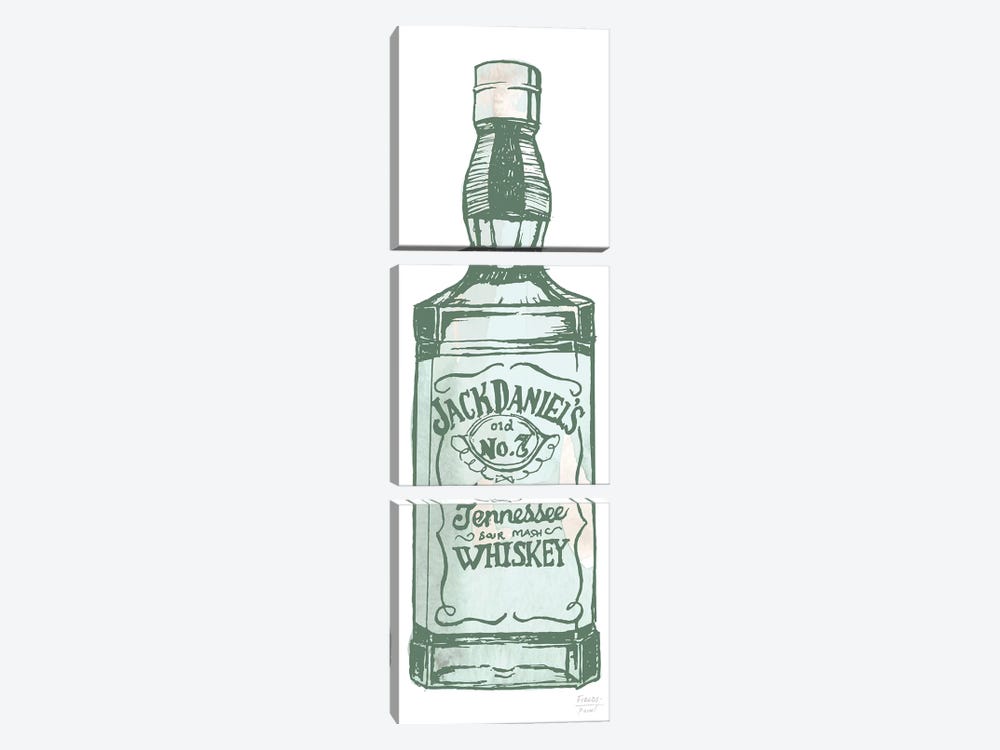 Jack Daniel's Whiskey by Statement Goods 3-piece Art Print