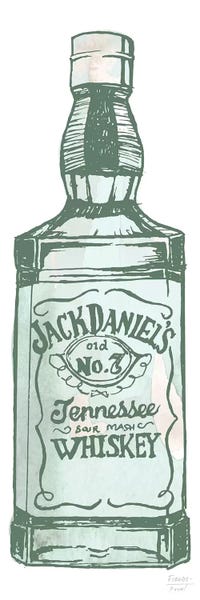 Minimalist Décor: Jack Daniel's Whiskey by Statement Goods