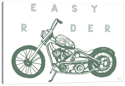 Easy Rider Motorcycle Canvas Art Print - A Word to the Wise