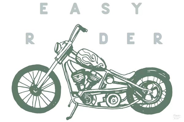 Motorcycles: Easy Rider Motorcycle by Statement Goods