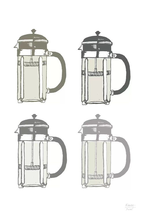 French Press Coffee Maker by Statement Goods wall art