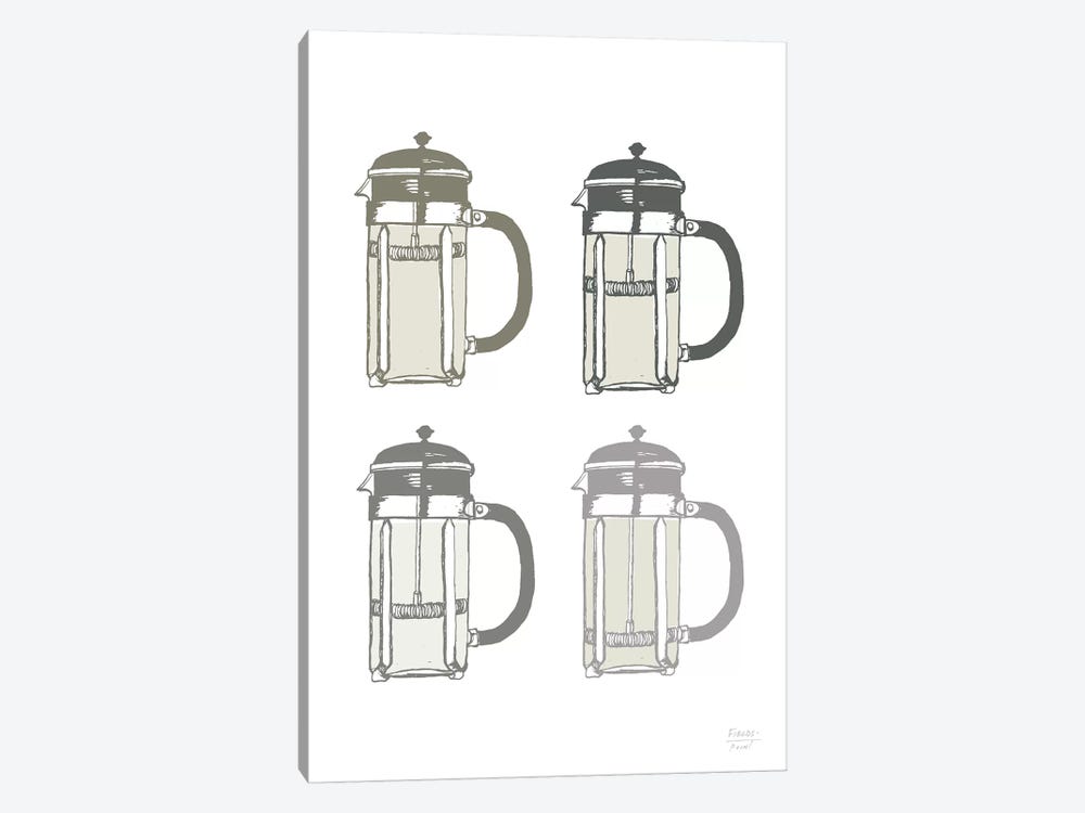 French Press Coffee Maker by Statement Goods 1-piece Art Print