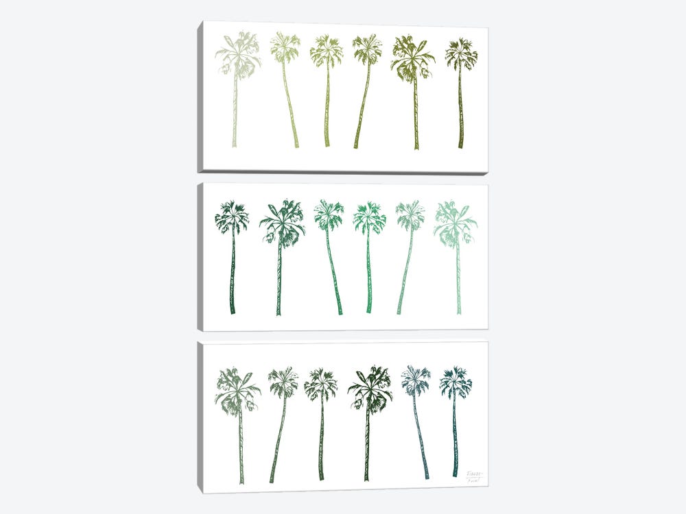 Palm Trees by Statement Goods 3-piece Art Print