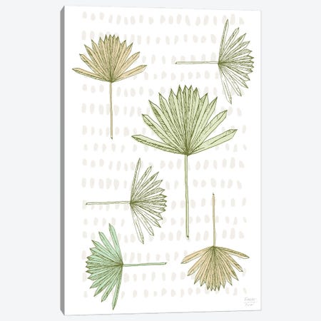 Abstract Palms Canvas Print #SGD126} by Statement Goods Art Print