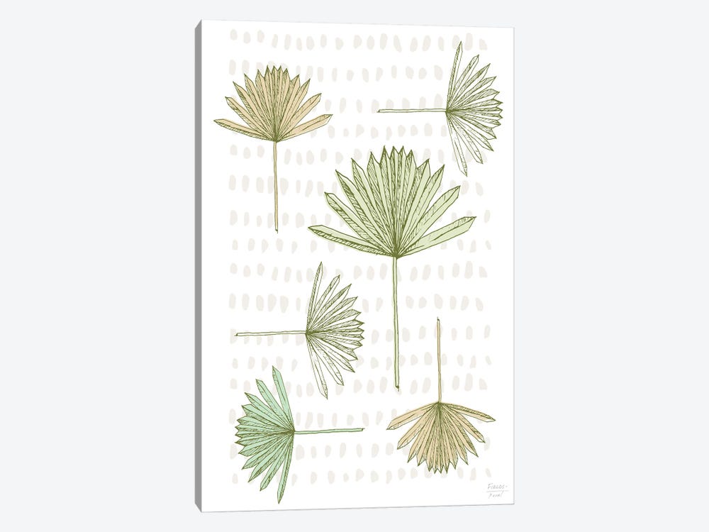 Abstract Palms by Statement Goods 1-piece Canvas Art Print