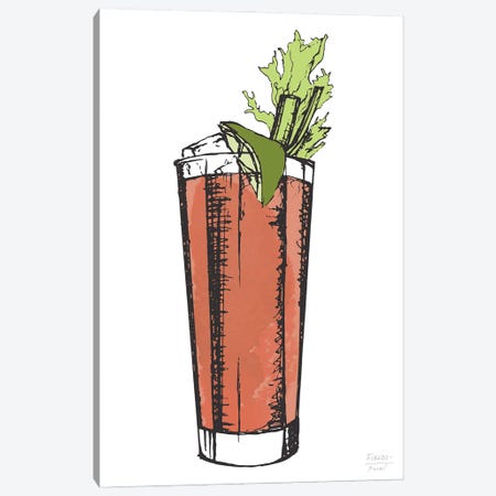 Bloody Mary Canvas Print #SGD127} by Statement Goods Art Print