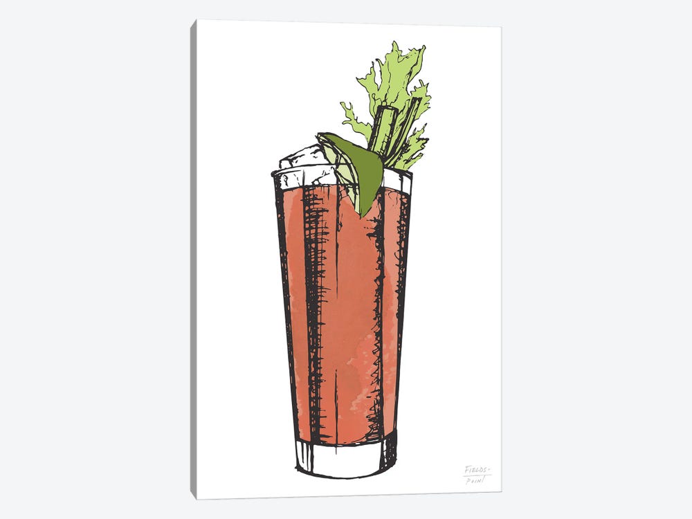 Bloody Mary by Statement Goods 1-piece Canvas Art