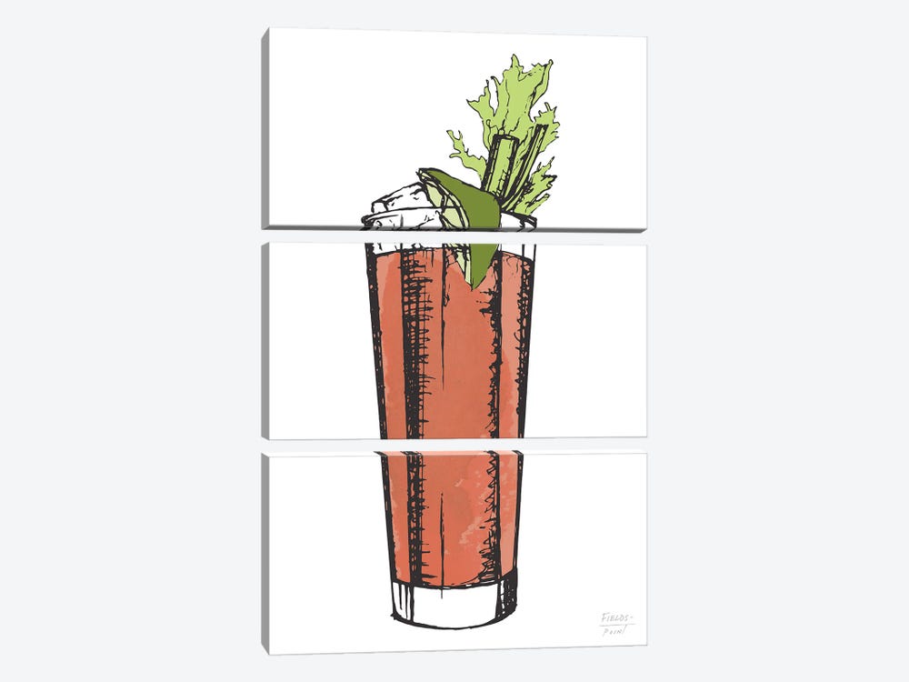 Bloody Mary by Statement Goods 3-piece Canvas Artwork