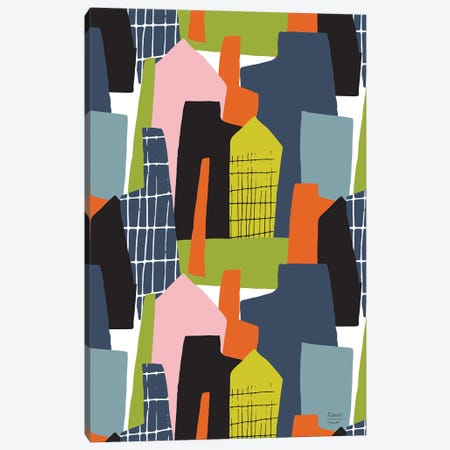 Abstract Skyline Canvas Print #SGD131} by Statement Goods Art Print