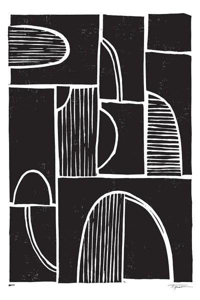 Black & White Patterns: Pieced Together No.1 by Statement Goods