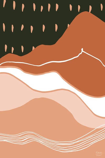 Wandering Lines by Statement Goods canvas print