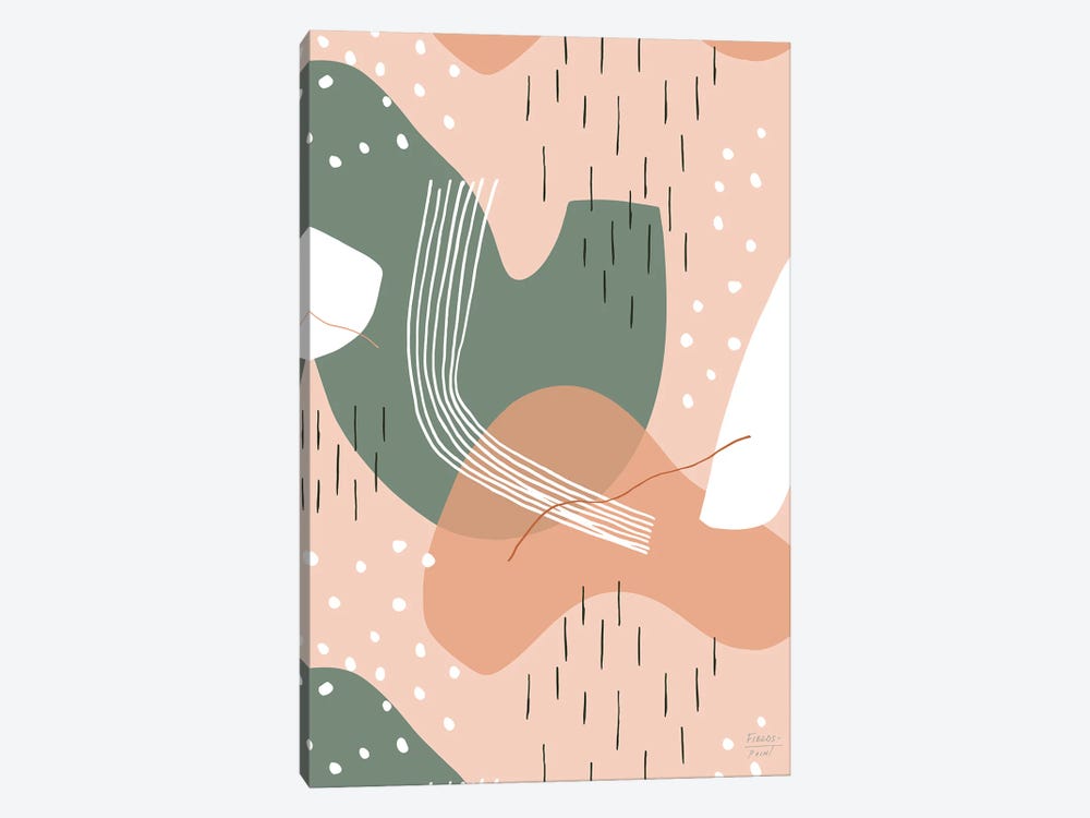 Wandering Shapes by Statement Goods 1-piece Canvas Art