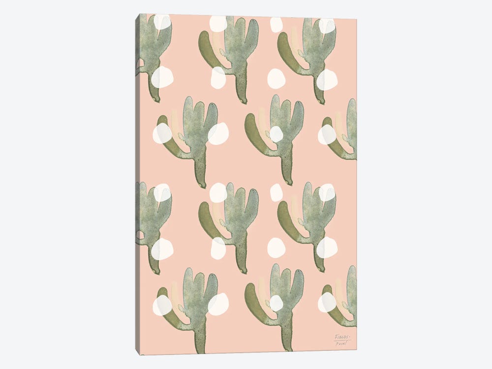 Watercolor Cacti by Statement Goods 1-piece Canvas Print