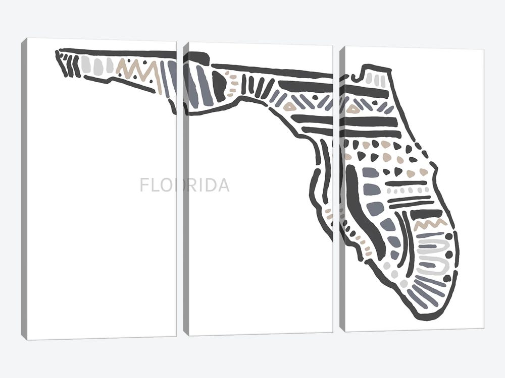 Florida by Statement Goods 3-piece Art Print