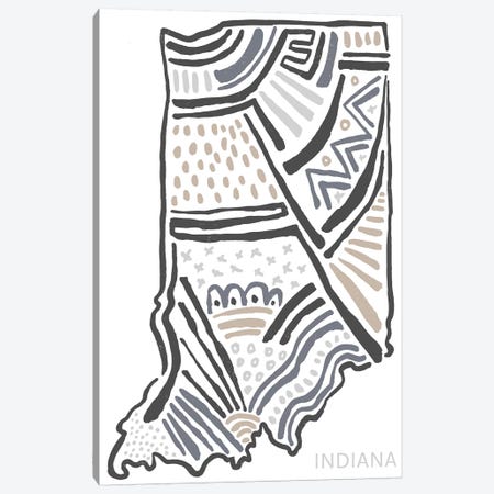 Indiana Canvas Print #SGD27} by Statement Goods Canvas Print