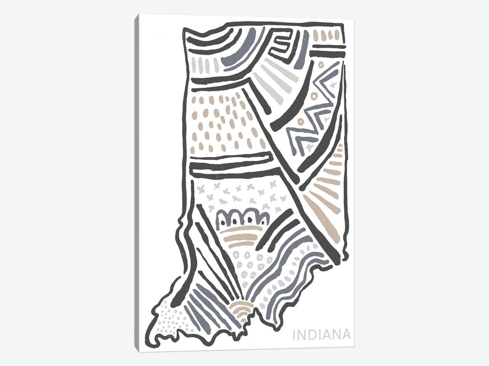Indiana by Statement Goods 1-piece Canvas Wall Art