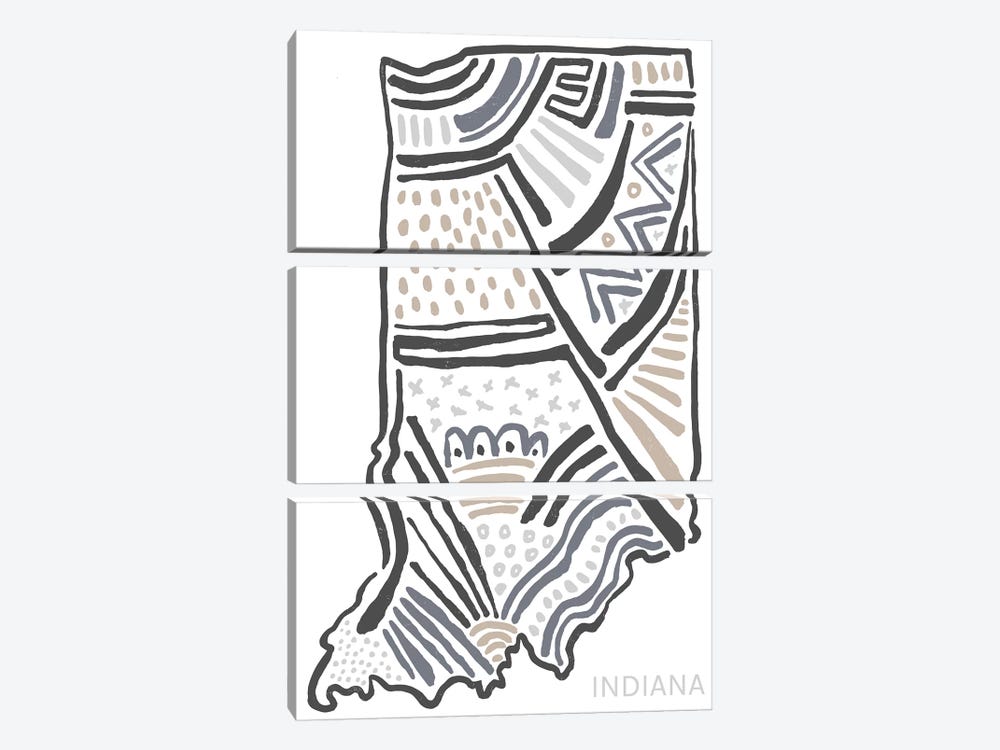 Indiana by Statement Goods 3-piece Canvas Artwork