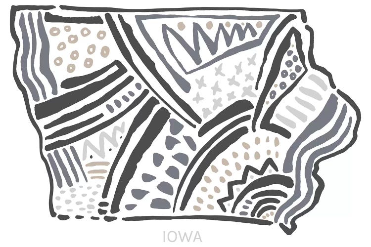 Iowa by Statement Goods wall art