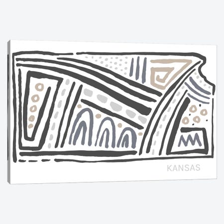 Kansas Canvas Print #SGD29} by Statement Goods Canvas Art