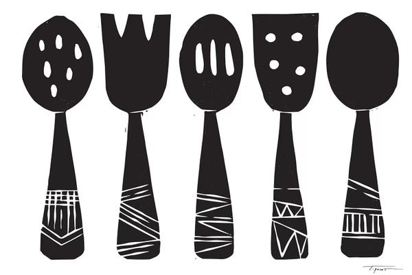 Minimalist Bohemian Decor: Kitchen Utensils by Statement Goods