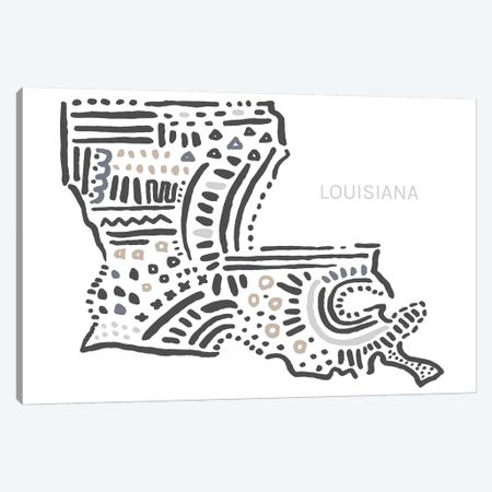 Louisiana Canvas Print #SGD34} by Statement Goods Canvas Art