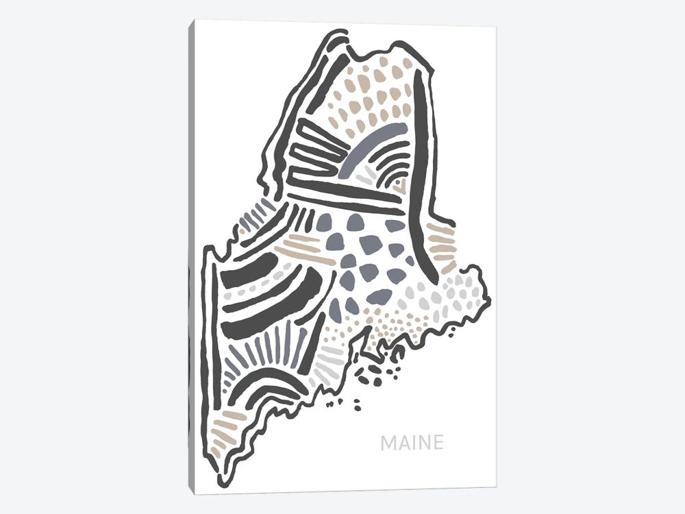 Maine by Statement Goods 1-piece Canvas Art Print