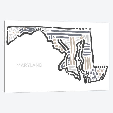 Maryland Canvas Print #SGD36} by Statement Goods Canvas Wall Art