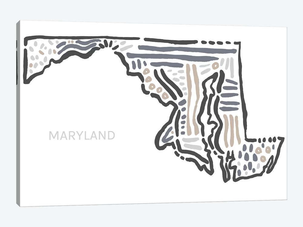 Maryland by Statement Goods 1-piece Canvas Art