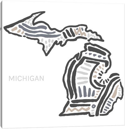 Michigan Canvas Art Print - Michigan Art