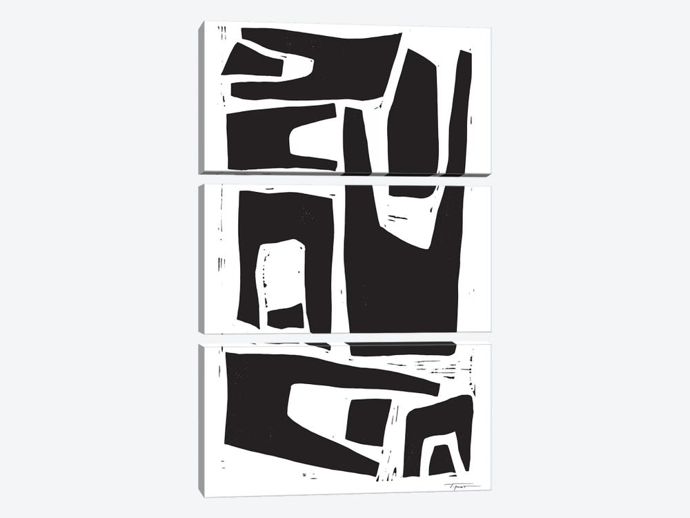 Minimalist Organic Shapes by Statement Goods 3-piece Canvas Print