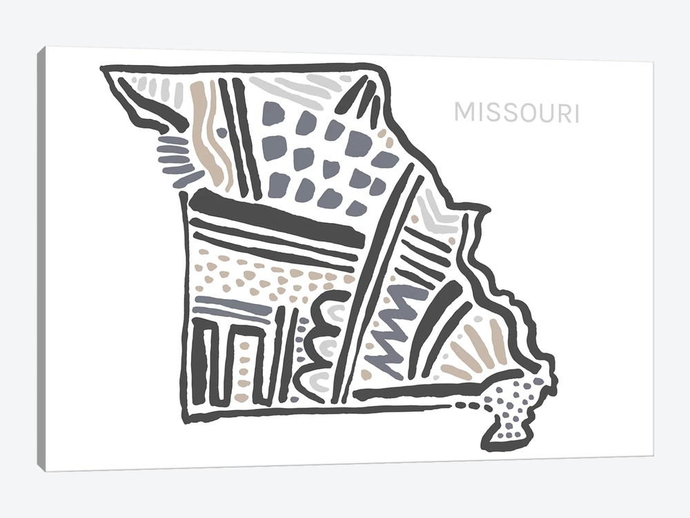 Missouri by Statement Goods 1-piece Art Print