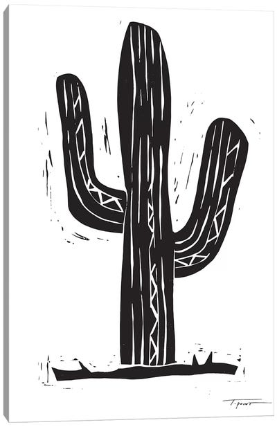 Modern Cactus Canvas Art Print - Statement Goods